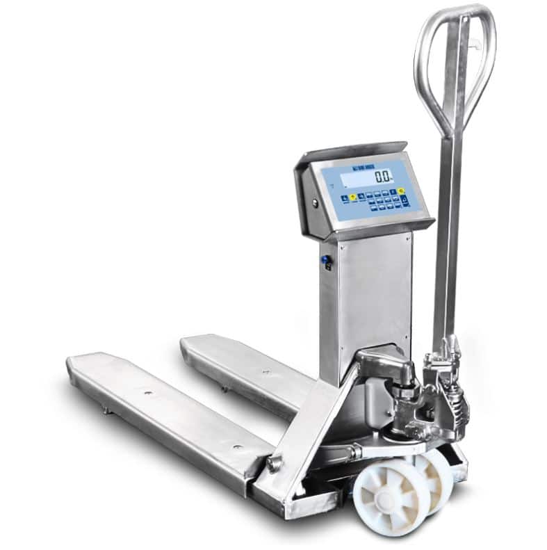 TPWI "Pro" Series Stainless Steel Pallet Truck Scales made in Europe